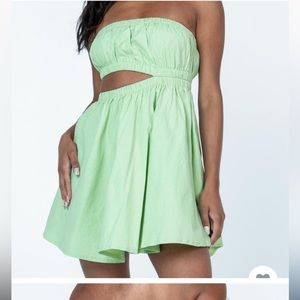 Princess Polly Green mini dress